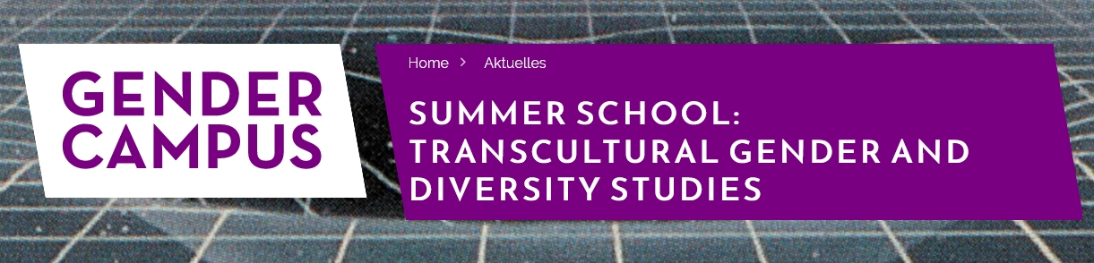 Summer School: Transcultural Gender and Diversity Studies